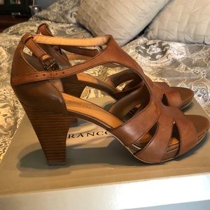 Franco Sarto Brown heels Size 9.5